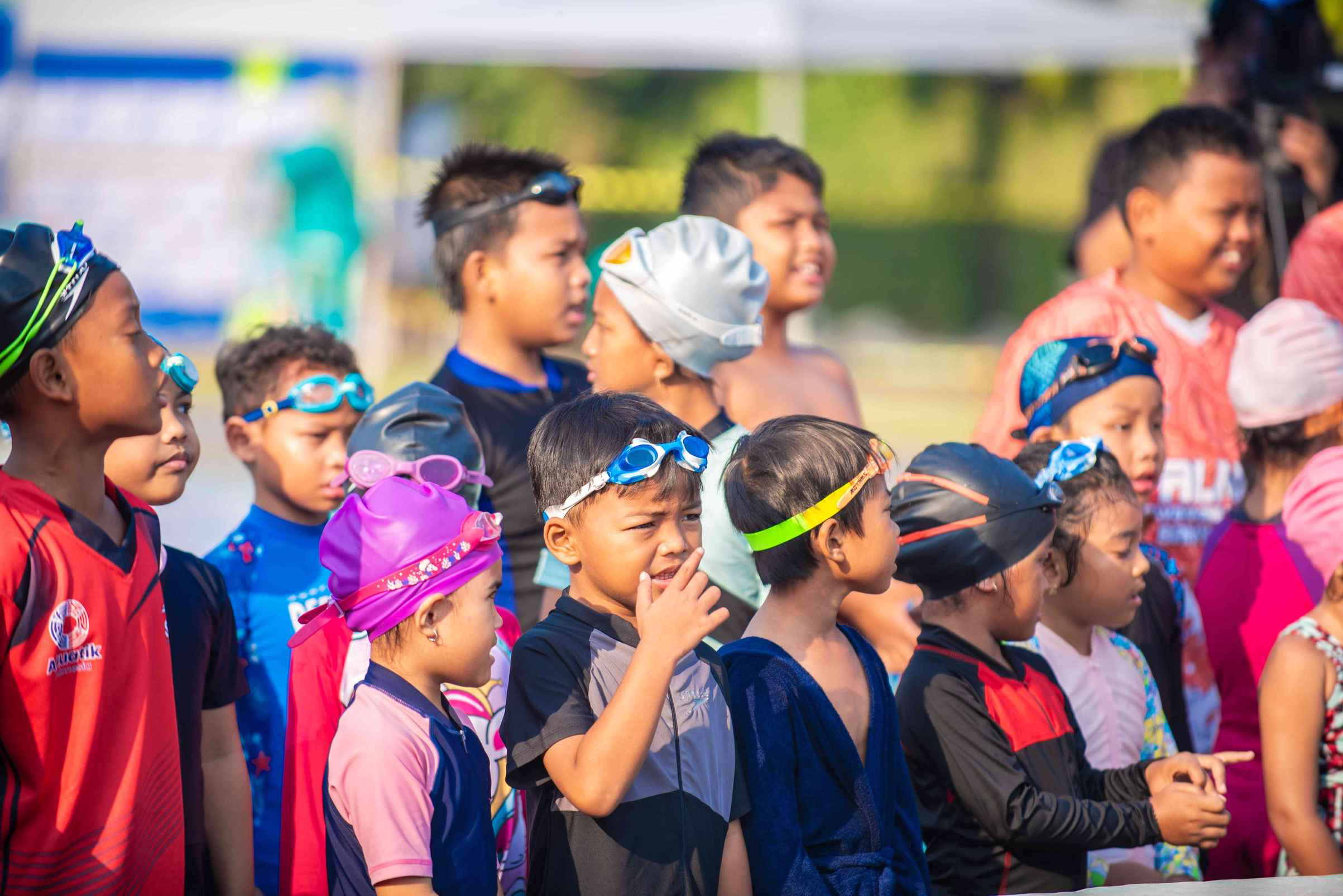 Captures of Swimming Event